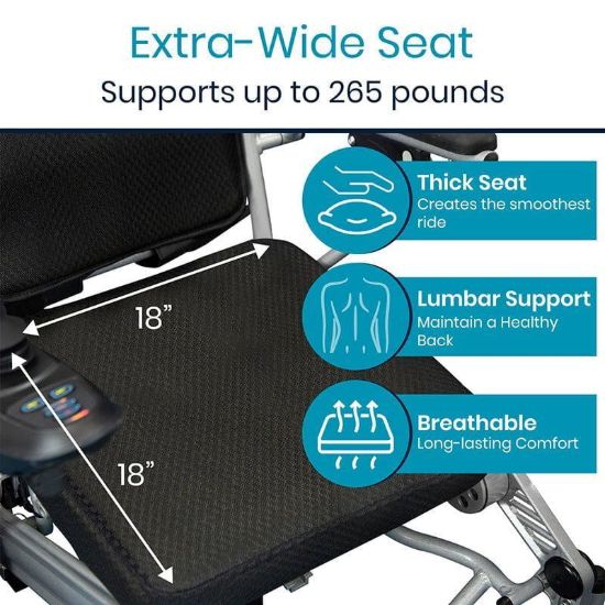 Picture of Power Wheelchair - Foldable Long Range Transport Aid